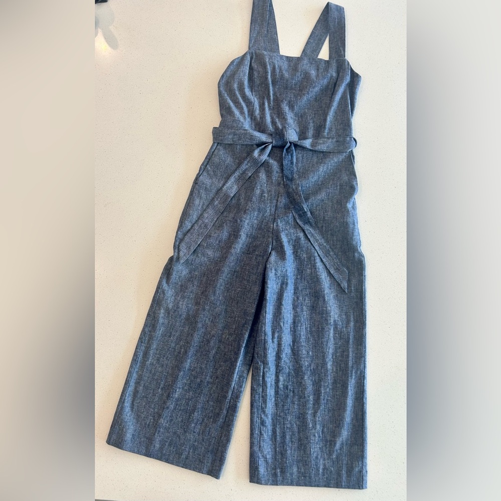 Banana Republic Blue Denim Jumpsuit
